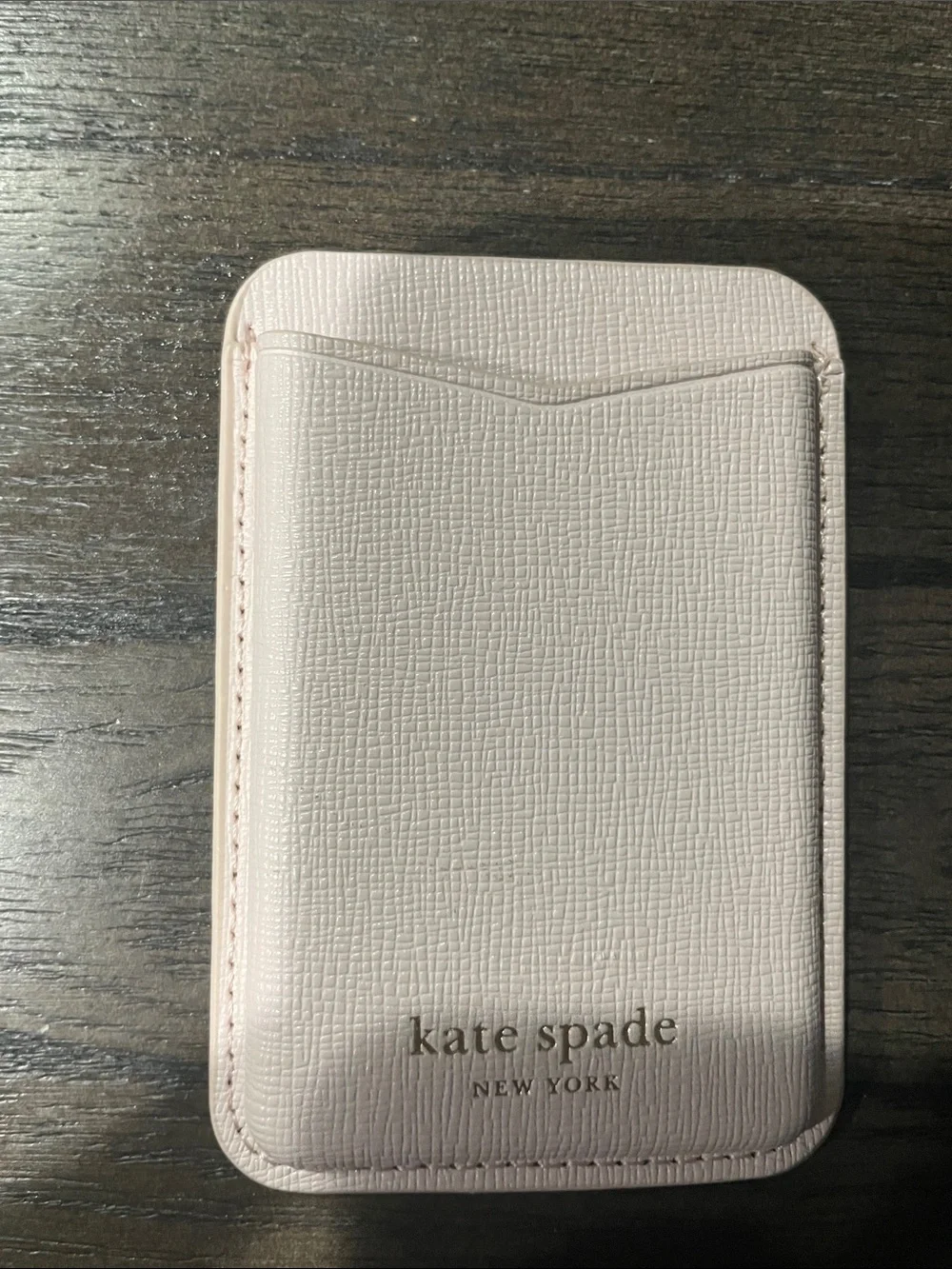 kate spade Pale Blush Pink Leather Card Holder